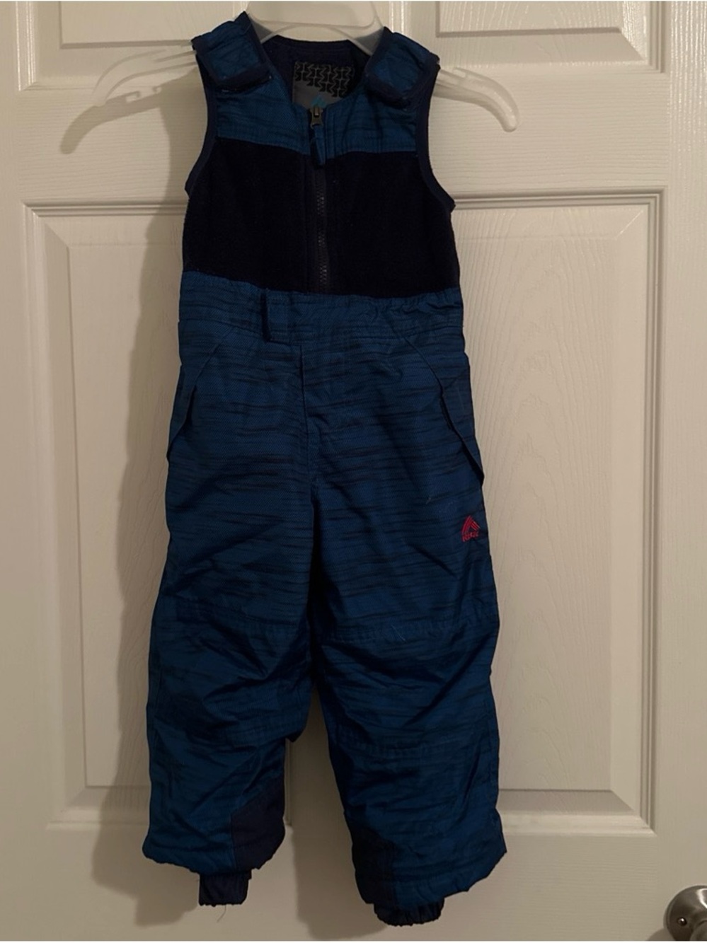 RBX Blue and Black Kids Puffer Snow Bib